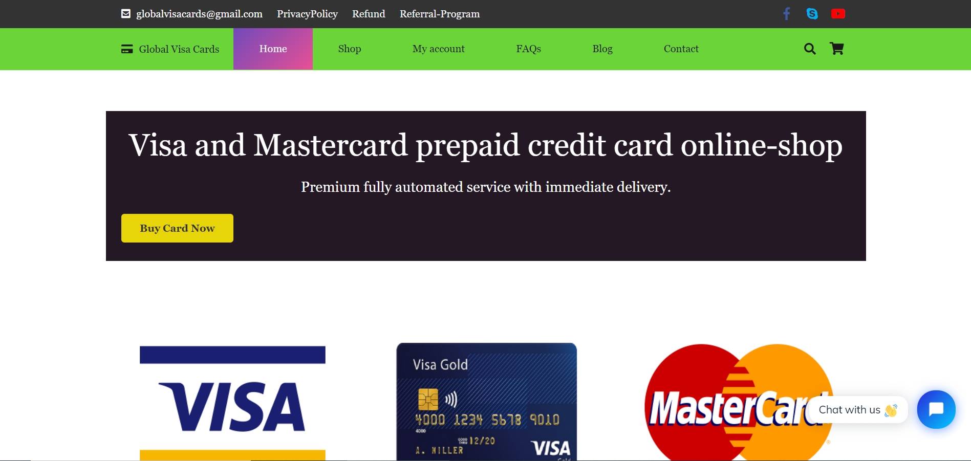 Global Visa Cards