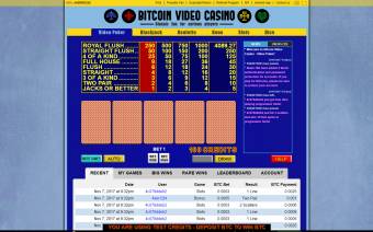 Bitcoin Video Casino