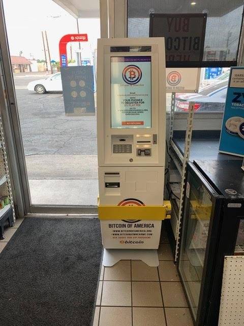 Cryptocurrency ATM Bitcoin of America