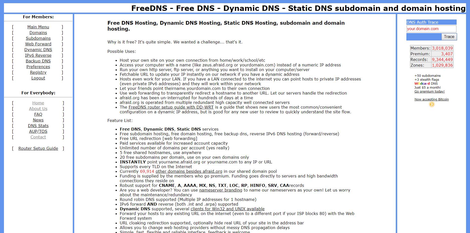FreeDNS