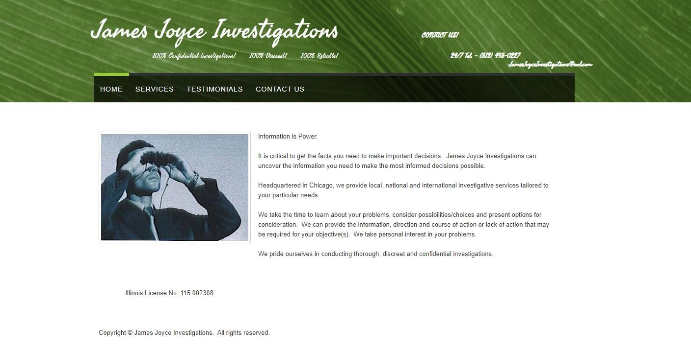 James Joyce Investigations