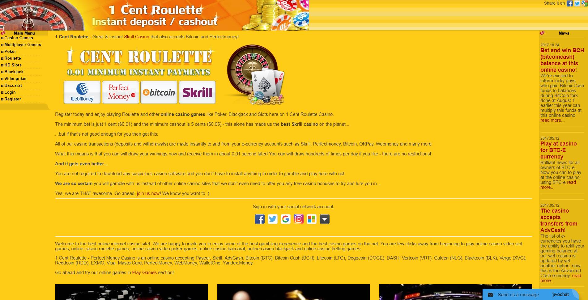 1 Cent Roulette