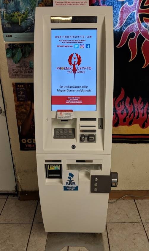 Cryptocurrency ATM Phoenix Crypto