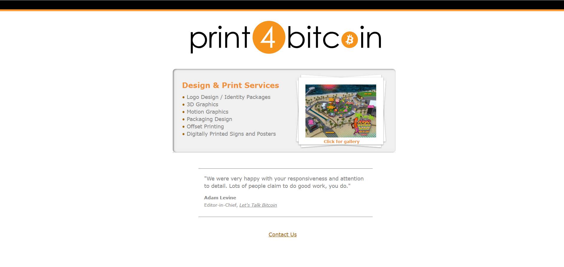 Print 4 Bitcoin