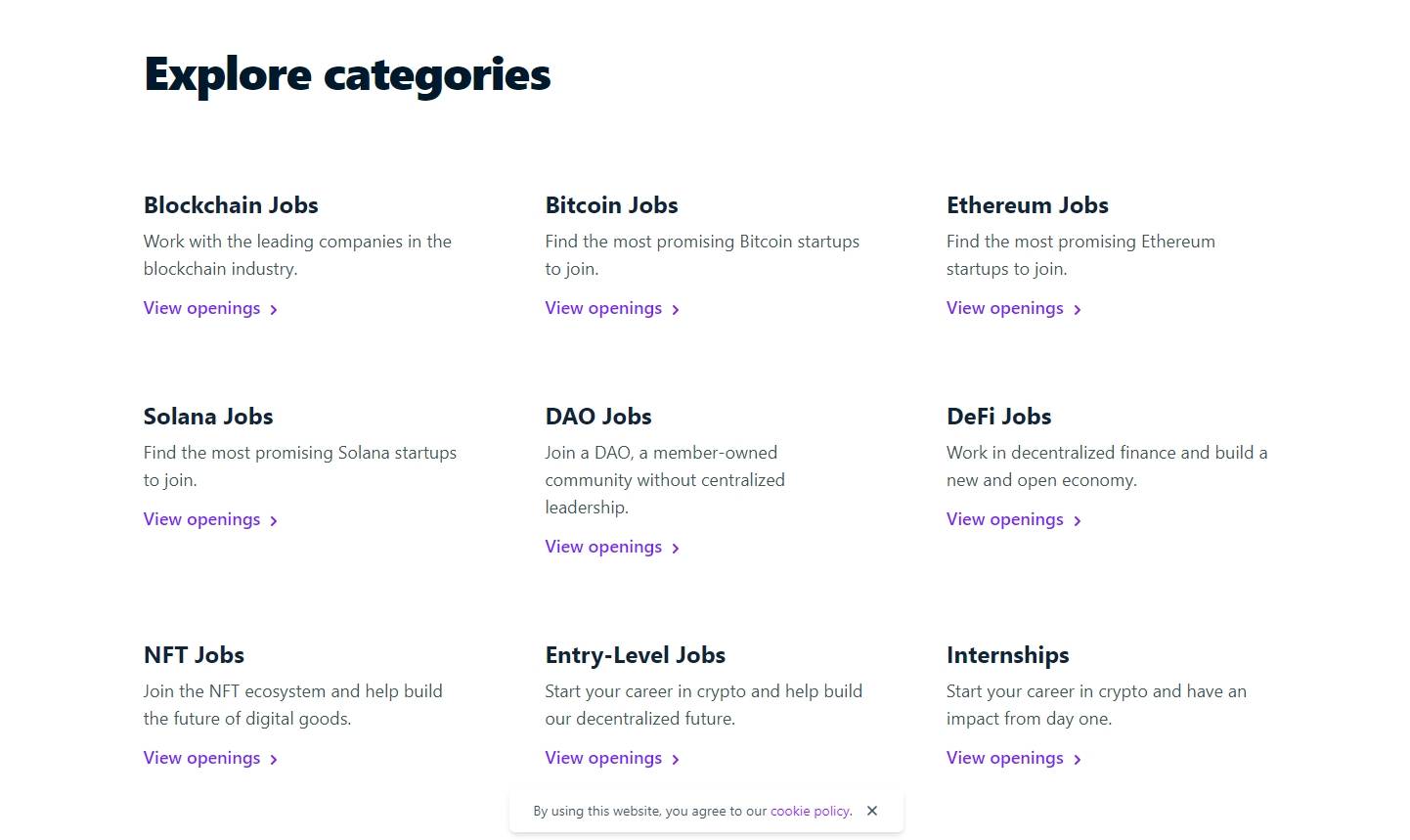 Cryptocurrency Jobs