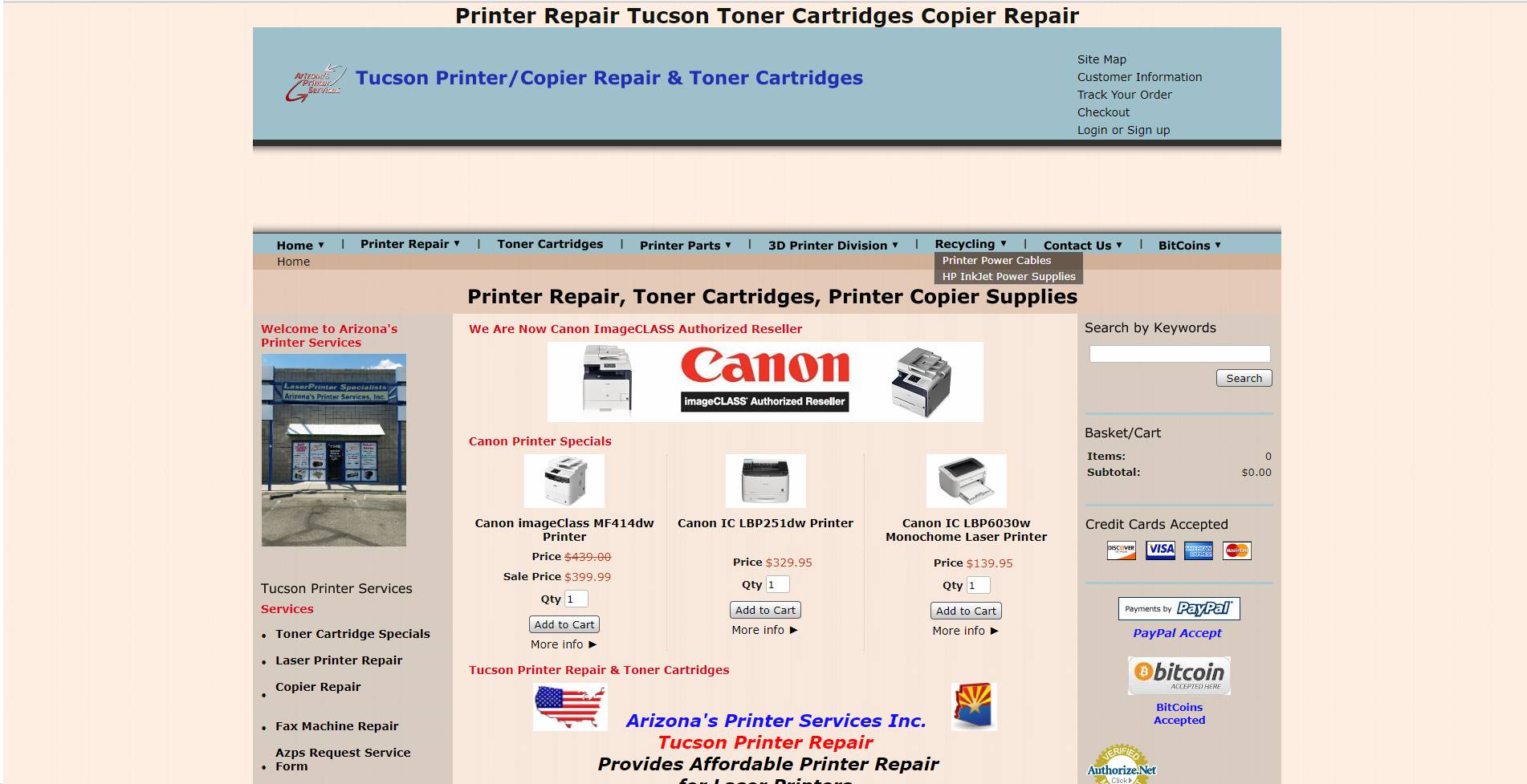 Arizona's Printer Services