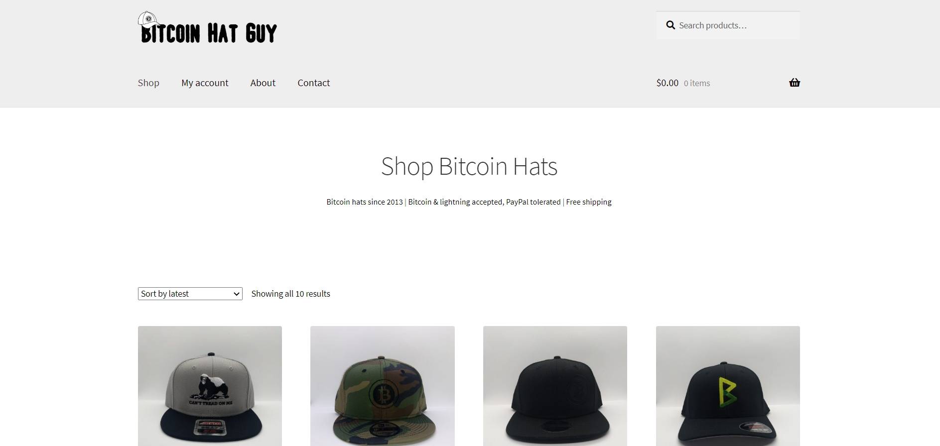 Bitcoin Hat Guy