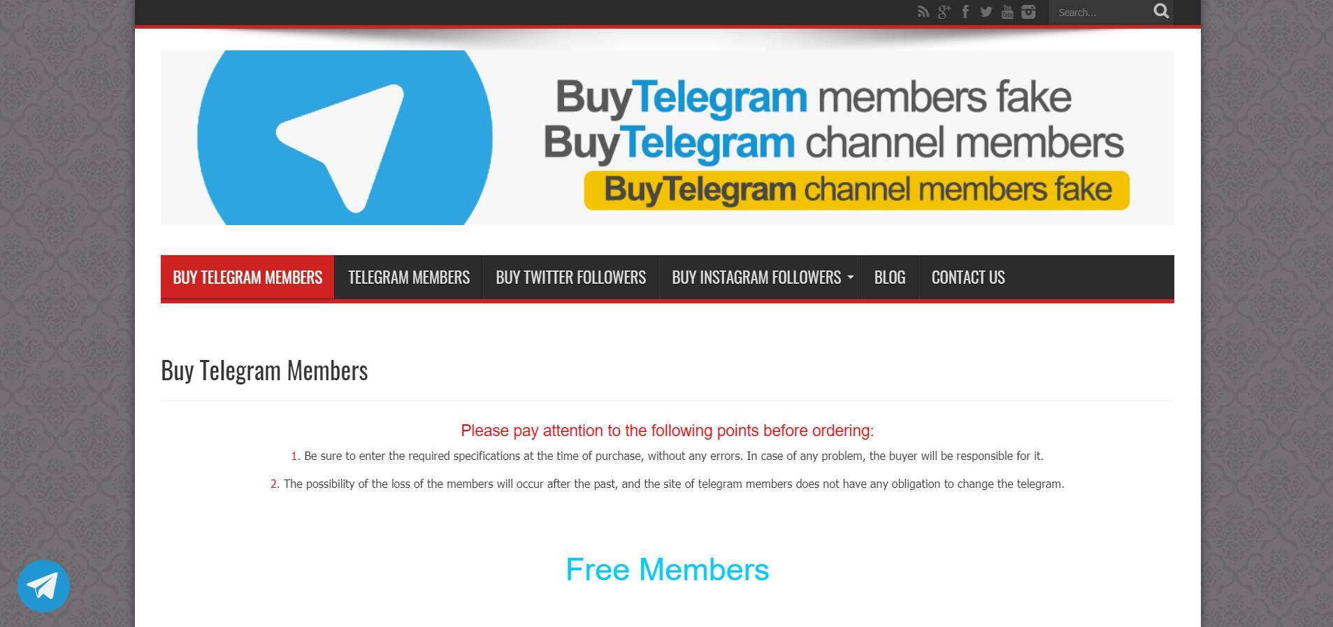 Buy Telegram Members