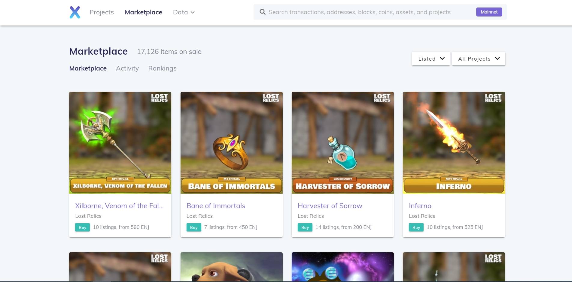 Enjin Marketplace