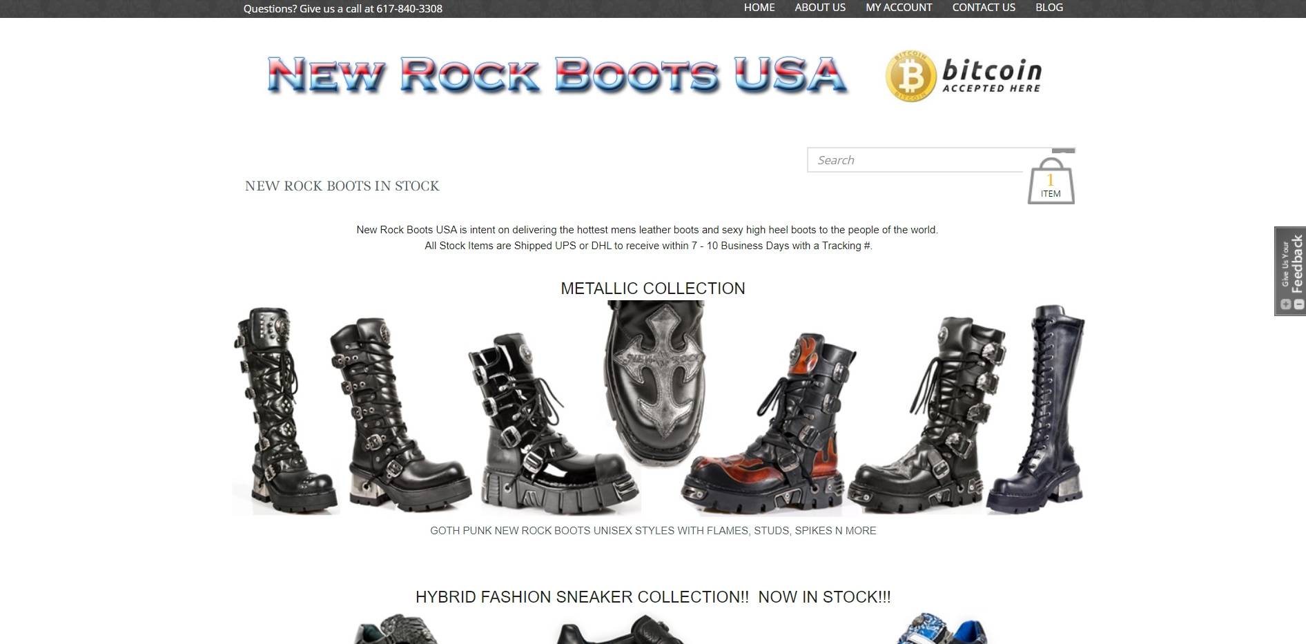 New rock best sale boots usa