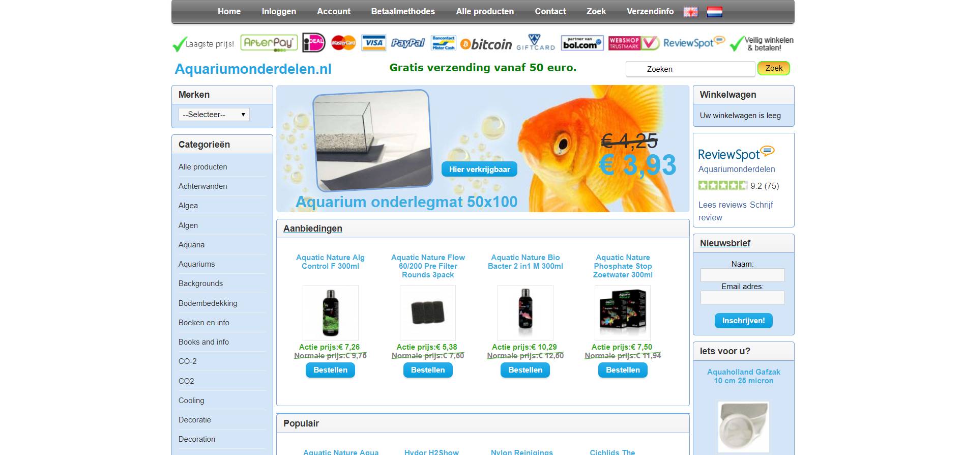 Aquariumonderdelen.nl