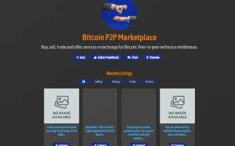Bitcoin P2P Marketplace