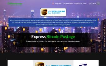 Express Bitcoin Postage