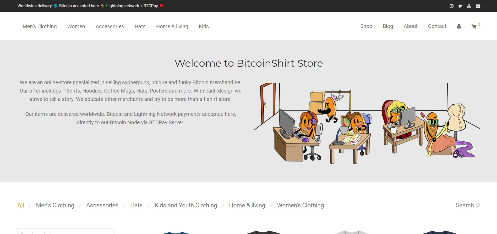 BitcoinShirt Store