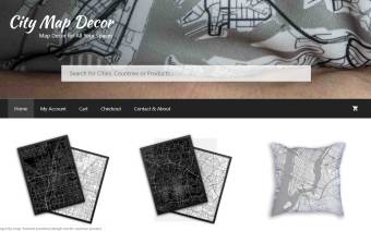 City Map Decor