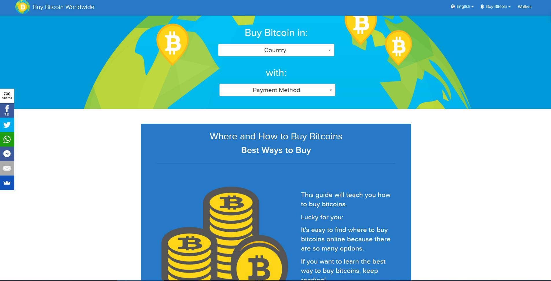 Buy Bitcoin Worldwide