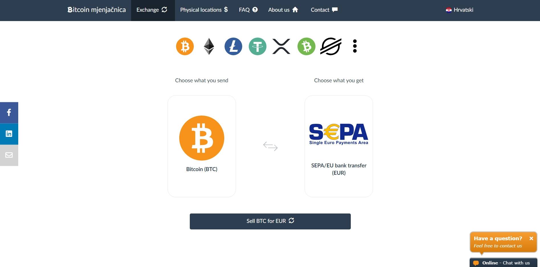 Bitcoin Mjenjačnica