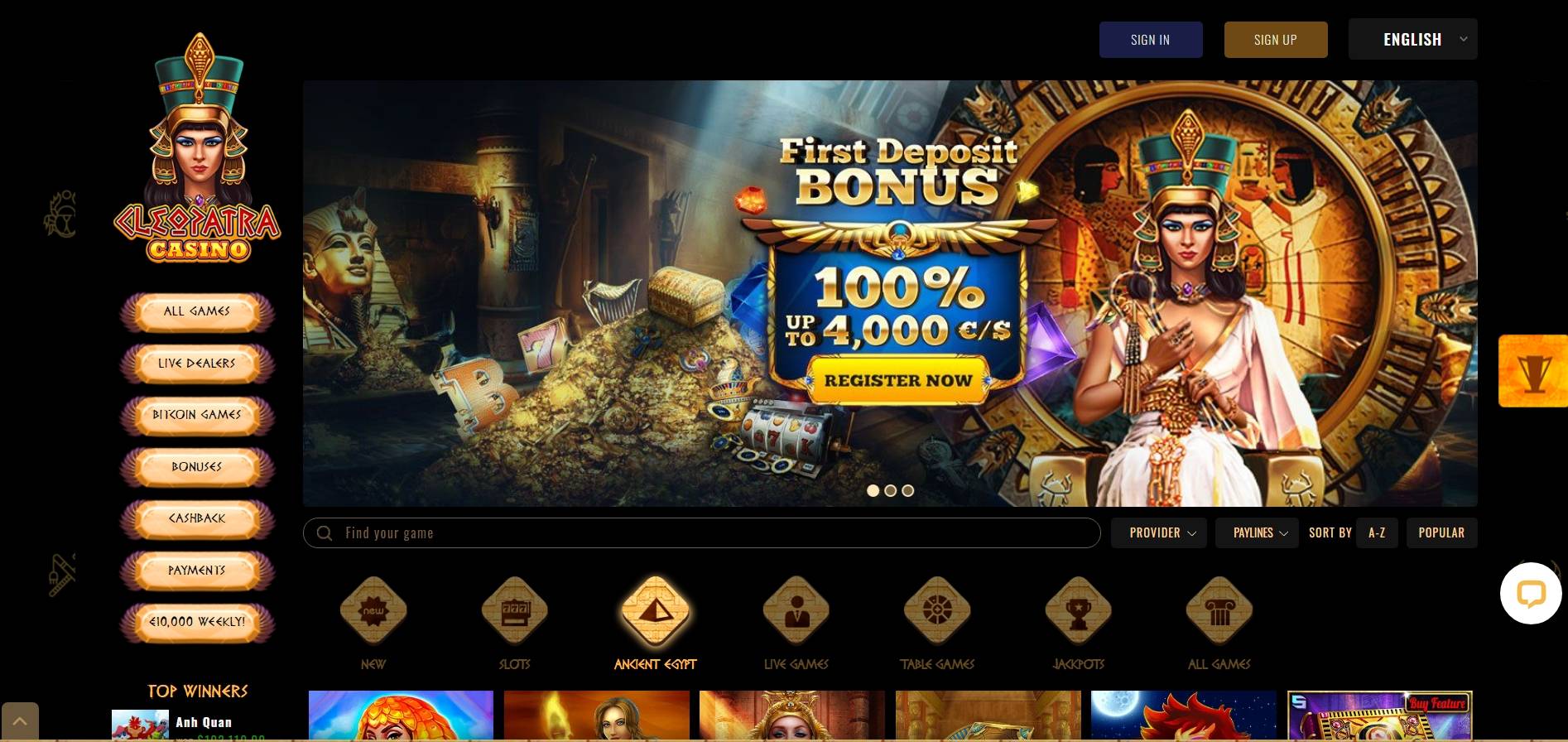 Cleopatra Casino