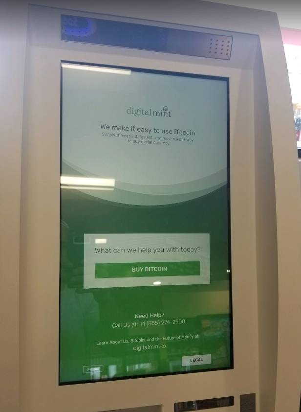 Bitcoin ATM Digital Mint