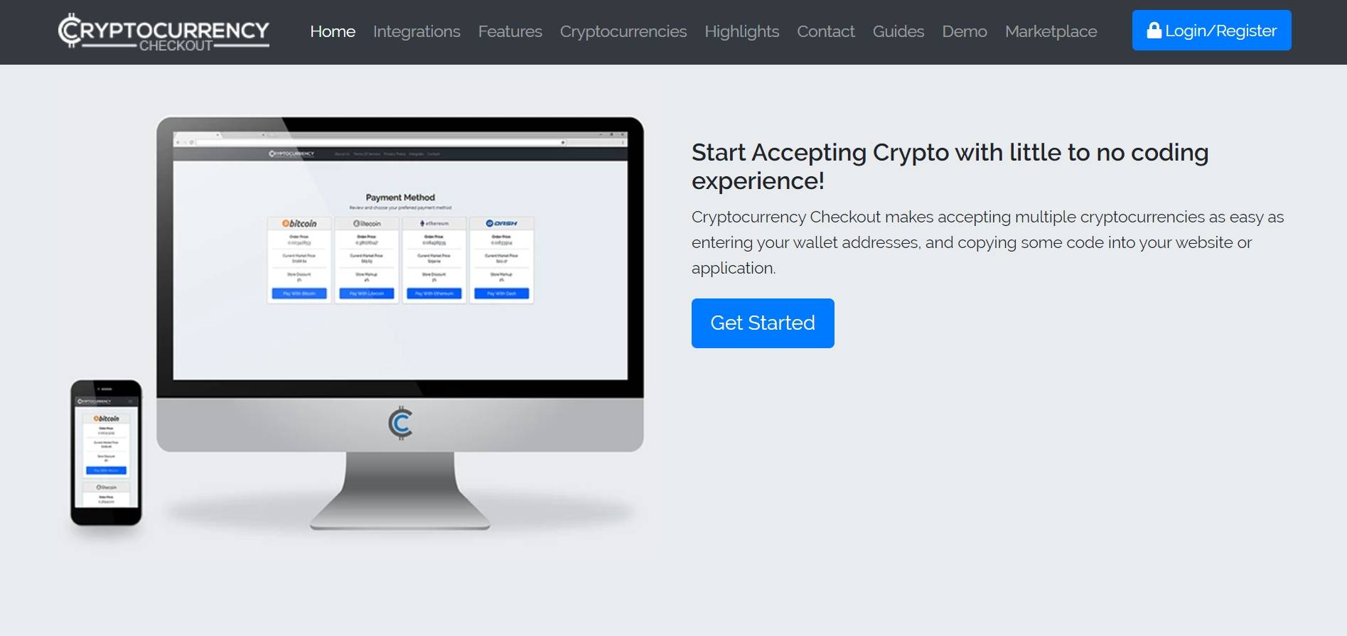 Cryptocurrency Checkout